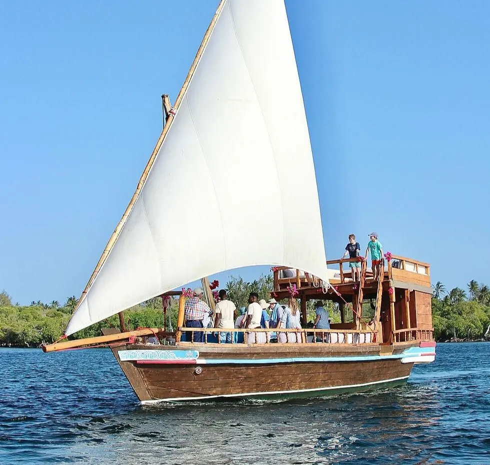 What is included in a Mida Creek sunset dhow price